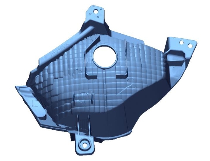 蓝光三维扫描仪扫描输出车灯注塑件3D数据模型.jpg 蓝光三维扫描仪扫描输出车灯注塑件3D数据模型.jpg