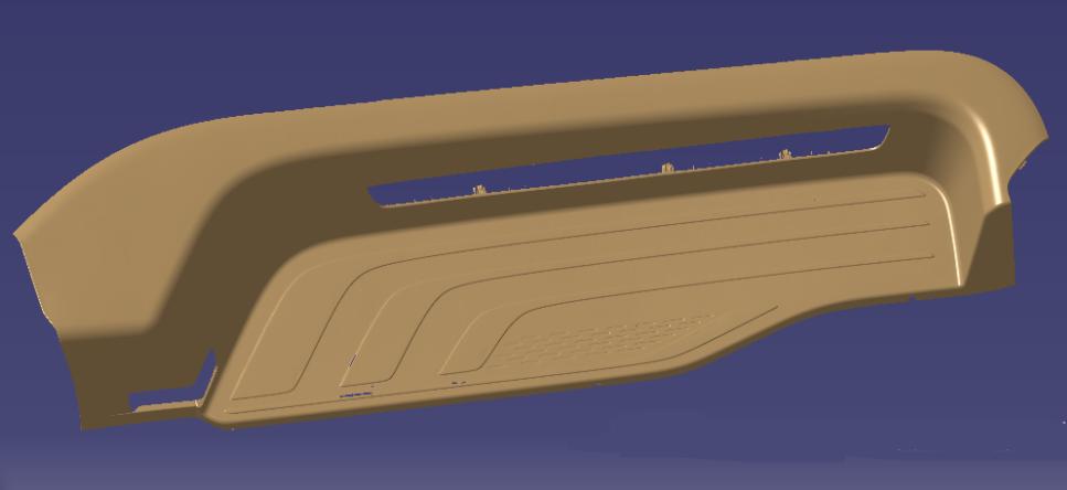拍照式蓝光三维扫描仪获取汽车踏板注塑件3D数据模型.jpg 拍照式蓝光三维扫描仪获取汽车踏板注塑件3D数据模型.jpg