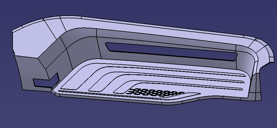 拍照式蓝光三维扫描仪获取汽车踏板注塑件3D数据模型.jpg 拍照式蓝光三维扫描仪获取汽车踏板注塑件3D数据模型.jpg