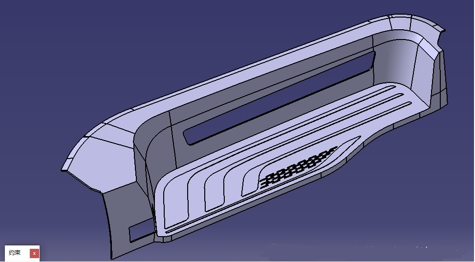 拍照式蓝光三维扫描仪获取汽车踏板注塑件3D数据模型.jpg 拍照式蓝光三维扫描仪获取汽车踏板注塑件3D数据模型.jpg