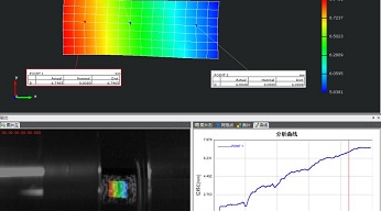 高速3D-DIC技术用于霍普金森杆试件拉伸瞬态变形测量