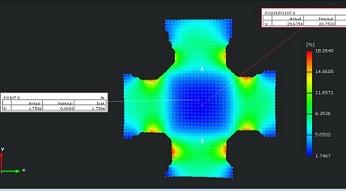 基于3D-DIC技术的材料双向拉伸全场应变测量