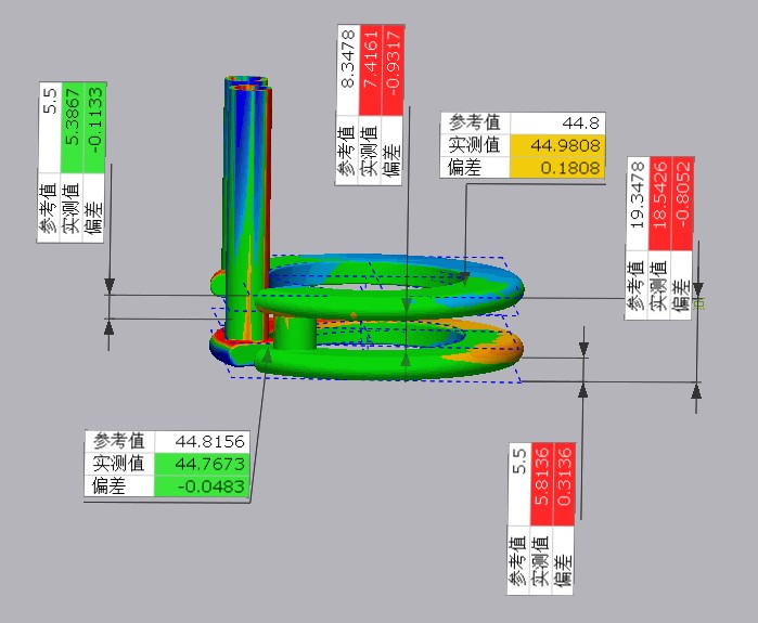 蓝光三维扫描仪用于3D打印金属件三维尺寸检测.jpg 蓝光三维扫描仪用于3D打印金属件三维尺寸检测.jpg
